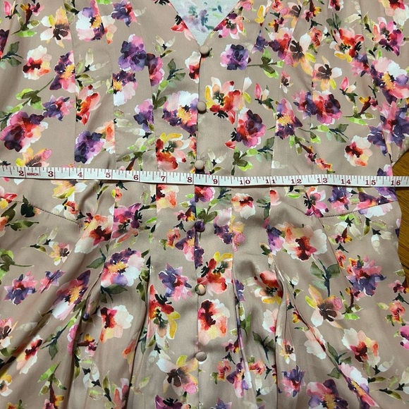 Dolan Left Coast Collection x Anthropologie “Mitzi” Floral Blouse Oversized XS - Picture 7 of 12